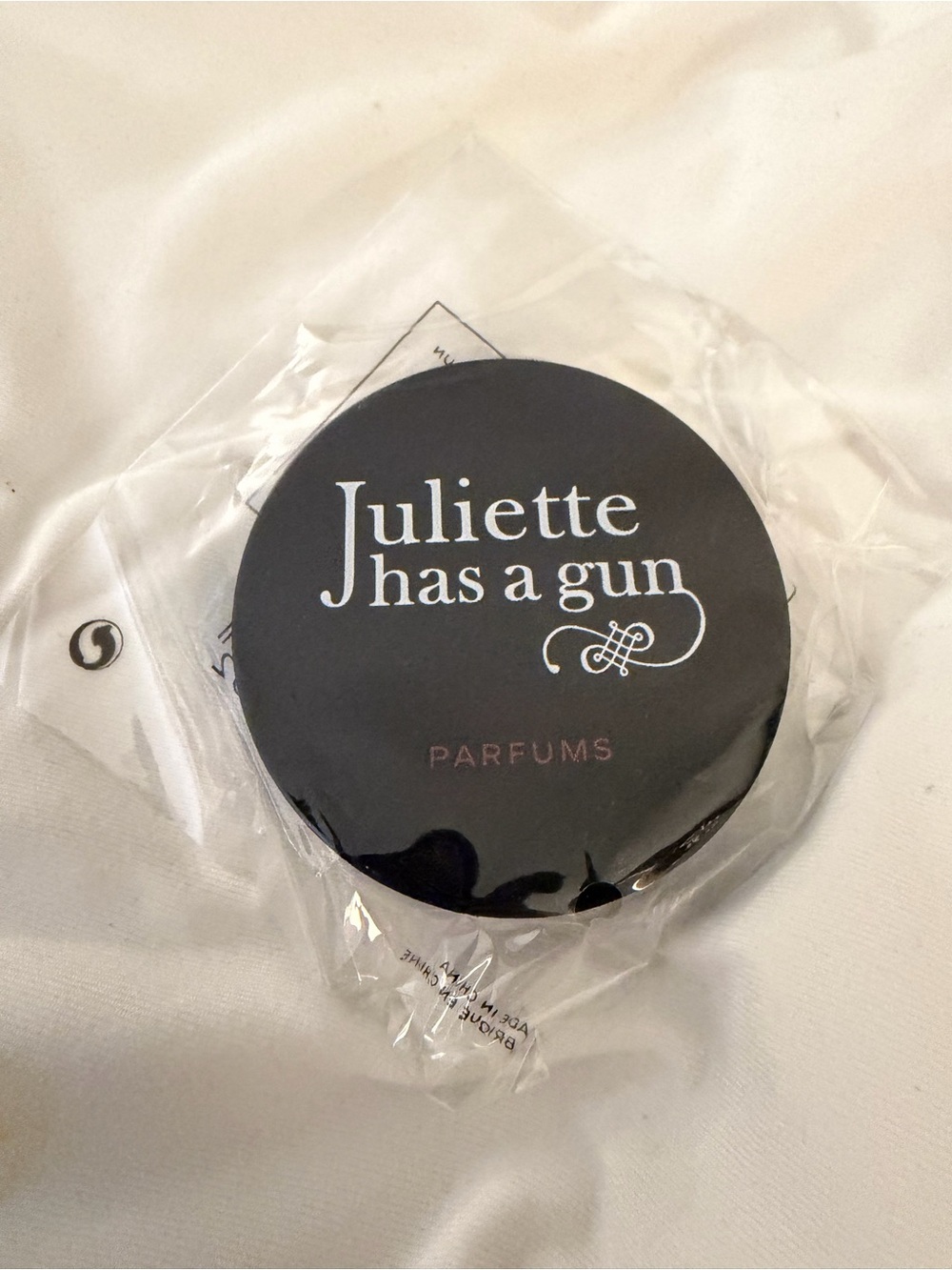 Juliette Has a Gun Black Pocket Mirror